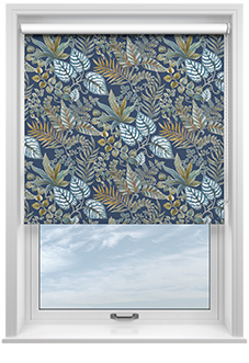 Paloma, Indigo - Twist&Fit Roller Blind